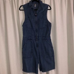 FREE PEOPLE Jeans Shorts Jumpsuit